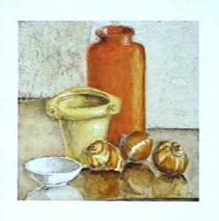 Ochre & Yellow II by Ina Van Toor